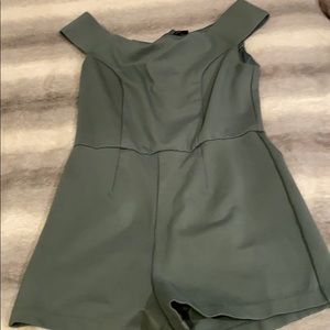 Blue turquoise romper